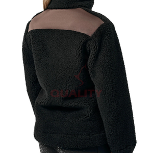 Veste d'équitation imperméable et respirante extensible pour femme manteau équestre au design sportif conçu pour une fonction de confort - Product Image 2