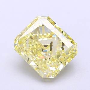 เพชรเหลืองแฟนซี VS1 น้ำหนัก 2.07 กะรัต ผลิตในห้องปฏิบัติการ - Product Image 1