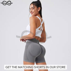 Soutiens-gorge rembourrés à bretelles femmes sans couture soutien moyen soutien à fort Impact Yoga et athlétique exercice soutiens-gorge Performance - Product Image 4