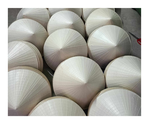 หมวกทรงกรวยใบไผ่ทรงกรวยใบปาล์มแบบดั้งเดิมเกรดพรีเมี่ยมของเวียดนาม-ไม่ใช่ลาสำหรับทุกวันและฉากสบายๆทำด้วยมือในเวียดนาม - Product Image 4