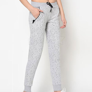 Pantalones informales OEM para mujer, mezcla de algodón, ajuste relajante con cintura elástica, pantalones cómodos, pantalones informales elegantes para mujer - Product Image 2