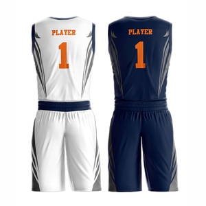 Conjunto de uniforme de camiseta de baloncesto reversible personalizado OEM, ropa deportiva transpirable de verano, opciones de talla grande, técnicas impresas - Product Image 3