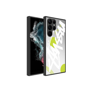 Coque en silicone fine de luxe pour Samsung Galaxy S23 Ultra, motif miroir, avec protection de l'appareil photo - Product Image 1