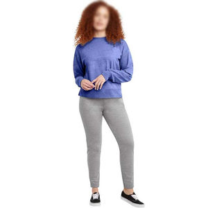 Sweatshirts d'hiver personnalisés pour femmes 100% coton polaire col rond respirant écologique coupe-vent séchage rapide plus broderie 3D - Product Image 5