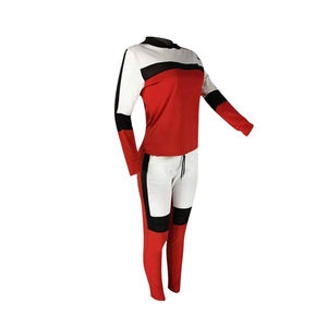 Ensemble de survêtement décontracté pour femmes, sweat-shirts et pantalons de survêtement imprimés, tenue de jogging à capuche en 2 pièces avec design patchwork - Product Image 3