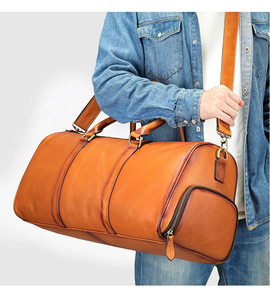 Bagages surdimensionnés personnalisés de luxe pour hommes ou femmes Grand sac de week-end en cuir Sac de voyage Sacs à main étanches - Product Image 3