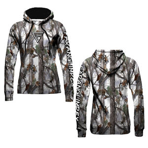 Sudadera con capucha 100% poliéster mujer Sublimada Zip-up Hoodie Custom Digital Print Unisex Zip Hoody 2025 - Product Image 4