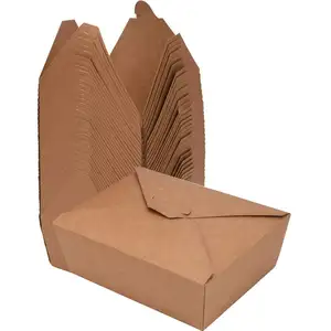 Food basket wicker crafts box gift packing set take away lunch packing boxes 500 ml for food boxes for food packing kraft paper