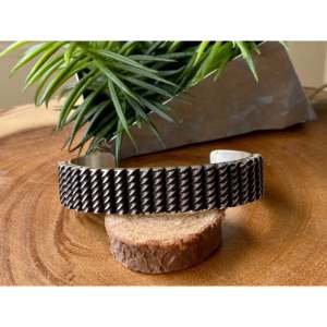 Leander Tahe Men's Sterling <b>Silver</b> Fashion <b>Cuff</b> <b>Bracelet</b> - Product Image 1