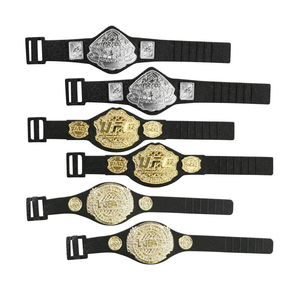 Cinturón de título de lucha de peso pesado mundial de alta calidad, tamaño adulto, cinturón de título de lucha de Oro Grande - Product Image 5