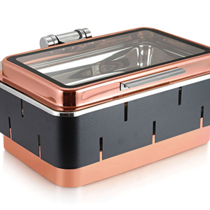 Plato de frotamiento plato de frotamiento inoxidable plato de frotamiento ovalado de acero inoxidable chafer inoxidable - Product Image 1