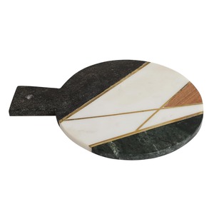 เขียงหินอ่อนที่สวยงามพื้นผิวห้องครัวหรูหราและมีสไตล์เหมาะสำหรับการตัดการจัดแสดงและให้เป็นของขวัญอเนกประสงค์ - Product Image 3