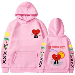 เสื้อฮู้ดแบบมีซิปสำหรับผู้ชาย,เสื้อสวมหัวคอตตอน100% ปักลายได้ตามต้องการทรงหลวมพิเศษ - Product Image 2