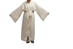 Nuevo Poncho turco de algodón tinte Natural corto con capucha ropa absorbente hogar Hotel Spa playa buena calidad de talla grande mejor precio - Product Image 5