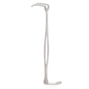 Retracteur d'hernie 8 (20 cm) Une lame solide et une poignée biconvexe à deux branches Instrument chirurgical en acier inoxydable non stérile - Product Image 6