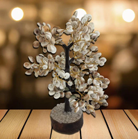 Meilleure Qualité Offre Spéciale NATUREL GOMATI CHAKRA GUÉRISON PIERRE GEM BONSAI FORTUNE VASTU PLANTE SCULPTURE ARBRE