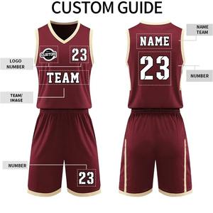 Camiseta de Baloncesto para Niños, Uniforme de Baloncesto Personalizado y Económico, Camiseta y Pantalones Cortos Transpirables para Niños, Ropa Deportiva de Entrenamiento - Product Image 3