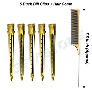 Professional Durable Reusable Gold Stainless Steel Hair Extension Micro Bead <b>Tool</b> Kit Closer Opener Pliers <b>Thread</b> Needles Clips - Product Image 6