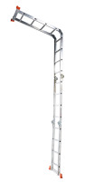 Échelle pliante multifonction en alliage d'aluminium de conception européenne Elbe Endustri, capacité de charge de 150 kg, 8 pieds de hauteur, escalier d'entrepôt extensible