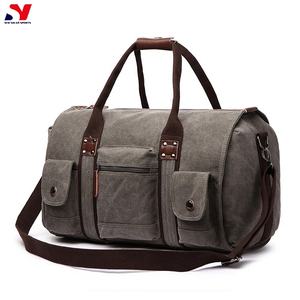 Sac de voyage en cuir imperméable à logo personnalisé prix bon marché sport en semaine sac de sport fourre-tout à fermeture éclair sac de voyage en semaine personnalisable - Product Image 4