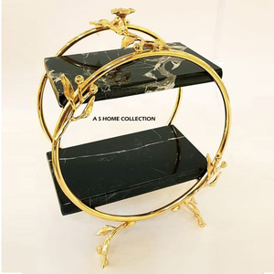 Latest Design <b>White</b> Marble Metal <b>Cake</b> <b>Stand</b> Hot Selling Handmade <b>Cake</b> <b>Stand</b> Finishes Wedding Gifts Usage - Product Image 6