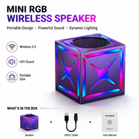 Haut-parleur portable mini extérieur sans fil 5.3 à succès avec subwoofer 5W à volume élevé et qualité sonore Hi-Fi