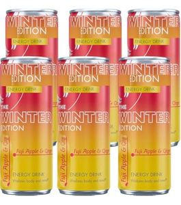 Bebida Energética Red Bull con Sabor a Manzana Fuji y Jengibre, 250 ml, Paquete de 12, Edición de Invierno, Proveedor de Distribución al por Mayor - Product Image 5