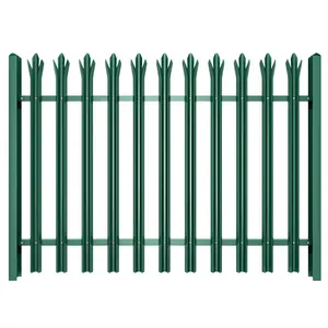 Palizzata in acciaio impermeabile prezzo nuovo design diversi tipi di palizzata in acciaio picchetto ipe h recinzioni per giardino decorativo