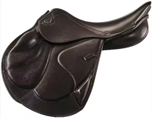 Selle de cheval western faite à la main avec design usiné selle de cheval western en cuir produits de courses de chevaux anglais d'Inde - Product Image 1