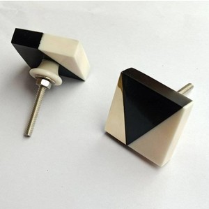 Perillas de hardware Perillas de tocador de resina hechas a mano de alta calidad para decoración del hogar Manija de cajón de lametierartz - Product Image 5