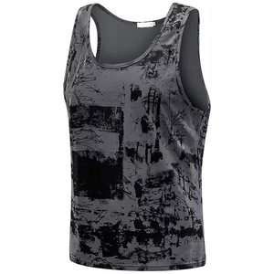 Débardeur Homme de Qualité Supérieure Imprimé Personnalisé Respirant Débardeur Streetwear Casual Manches Courtes Coupe Polyester/Coton - Product Image 2