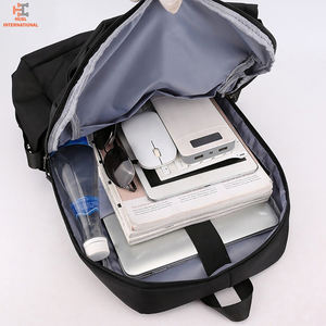 Mochila para ordenador portátil con almacenamiento USB de lujo personalizado de alta calidad, mochila antirrobo para negocios universitarios, resistente al agua con logotipo para viajes - Product Image 2