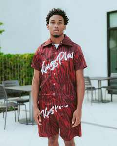 Ensembles de shorts d'été 2 pièces personnalisés pour hommes Impression de logo personnalisé 100% polyester Séchage rapide Respirant Service OEM - Product Image 5