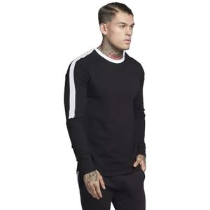 100% coton biologique T-Shirt Logo personnalisé Sublimation longue longueur grande taille lavé solide tricoté OEM approvisionnement pas cher grande longueur - Product Image 1