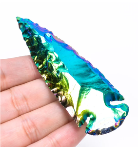 ออร่าหัวลูกศรเคลือบไทเทเนียมธรรมชาติของขวัญคริสตัลสำหรับเธอ - Product Image 1