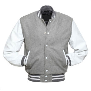 Chaqueta Universitaria de Béisbol Personalizada de la Mejor Calidad para Adultos y Jóvenes, Chaqueta Varsity de Invierno con Color Personalizado, Material de Poliéster/Algodón, Frente de Nailon - Product Image 4