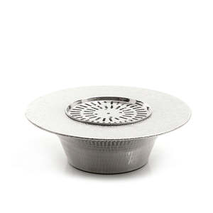 Nouveau foyer au bois extérieur et intérieur de qualité supérieure foyer de taille personnalisée pour la vente chaude en aspect argenté avec support - Product Image 5