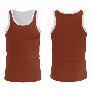 เสื้อกล้ามผู้ชาย ถักทอ ผ้าโพลีเอสเตอร์ 100% ซักแล้ว ทรงสปอร์ต ฟิตเนส ออกกำลังกาย เสื้อผ้ากีฬา ระบายอากาศ ยืดหยุ่น ไม่เป็นขุย 180 กรัม รับผลิตแบบ OEM - Product Image 6