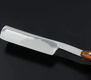 มีดโกนหนวดแบบตรงพับได้ทำจากสแตนเลสใบมีดตรงสำหรับช่างตัดผม - Product Image 2