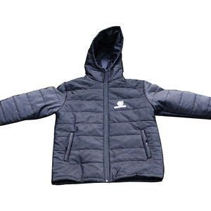 2024 hommes hiver coupe-vent doudoune épaissir chaud 100% Polyester Bobble manteau fermeture éclair imprimé motif approvisionnement en gros - Product Image 1