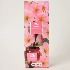 Eco-Friendly Scented <b>Reed</b> <b>Diffuser</b> Air Freshener <b>for</b> Home & Office Cherry Blossom - Product Image 1