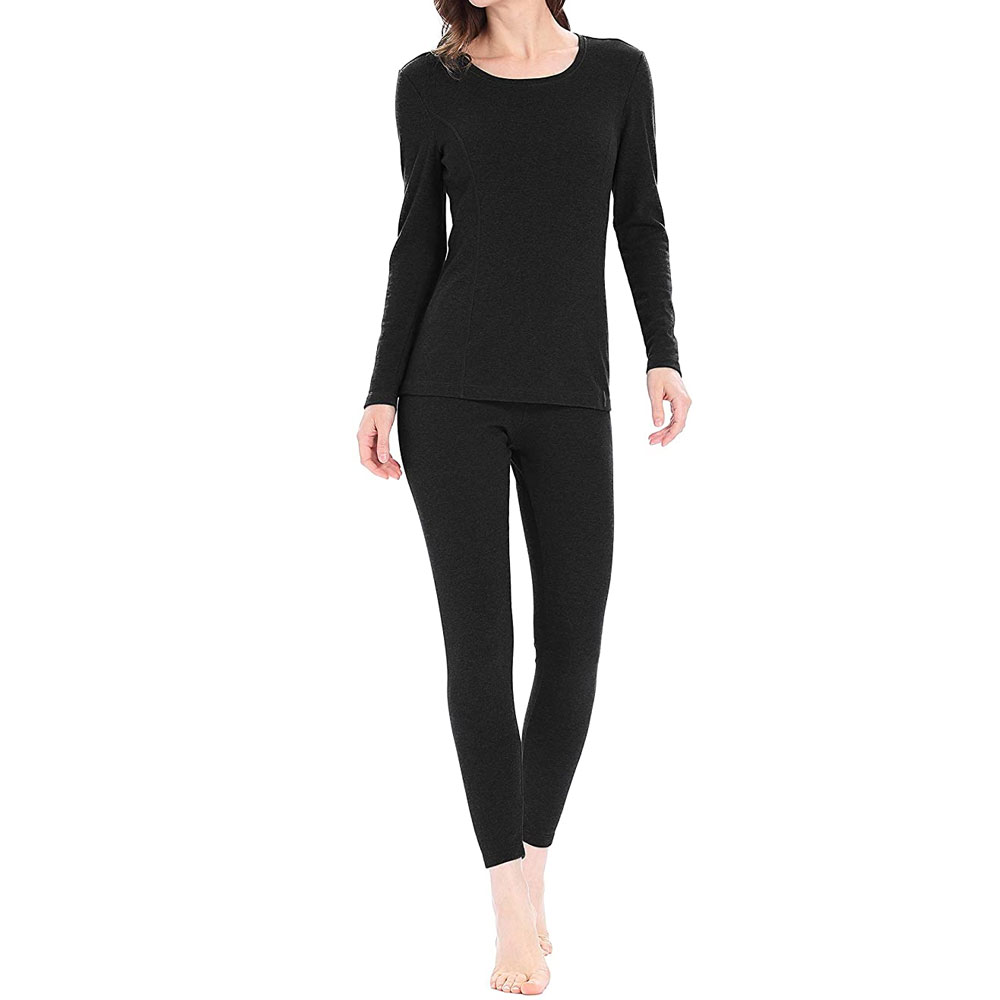 Best Quality 100% Polyester Wear Training Suits Breathable Women's Thermal Set Long for Women Cotton Clothing