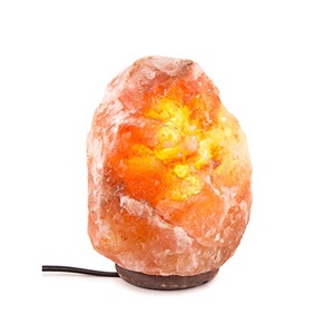 Lampe au sel de roche de l'Himalaya de meilleure qualité sculptée à la main naturelle-Sian Enterprises Style Feng Shui écologique - Product Image 1