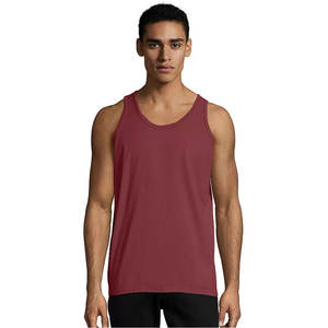 Camisetas sin mangas de verano para hombre, camiseta sin mangas con cuello redondo de Color sólido, camisetas sin mangas informales transpirables con estilo para hombre - Product Image 6