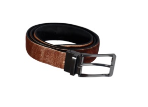 เข็มขัดหนังวัวแท้ทำด้วยมือเข็มขัดหนังกลับผ้าใบออกแบบทรงผมให้มีความยาวปรับแต่งได้พร้อมหมุดหัวเข็มขัดเครื่องประดับสไตล์แฟชั่น - Product Image 2