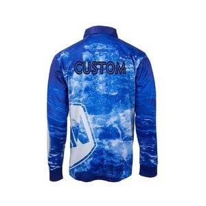 Camisas Polo de Manga Larga al por Mayor de Fábrica, Camisas Polo Deportivas para Hombre, Diseño de Logotipo Personalizado, Sublimación, Ropa de Pesca - Product Image 6