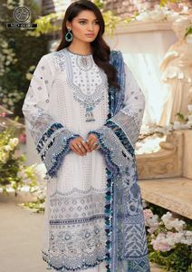 Meilleures ventes Robe maxi brodée de qualité supérieure Robe de soirée en ligne pour femmes pour les occasions formelles Style indien et pakistanais - Product Image 2