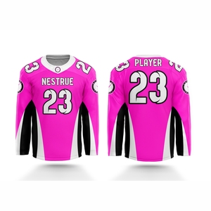 Jersey de Hockey sobre Hielo Personalizado de Alta Calidad, de Poliéster Impermeable y Transpirable, con Estiramiento en Cuatro Direcciones, Impresión Digital y Logotipo Bordado - Product Image 1