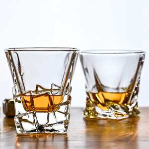 Quality Unique Transparent Crystal Red Wine <b>Glass</b> Machine-Made Lightweight Eco-Friendly Reusable European Style 500ml Party - Product Image 2