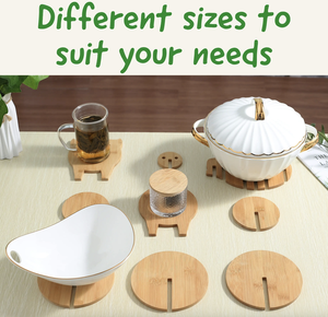 Disponible ahora: Posavasos de animales rústicos hechos a mano de madera natural - Product Image 6